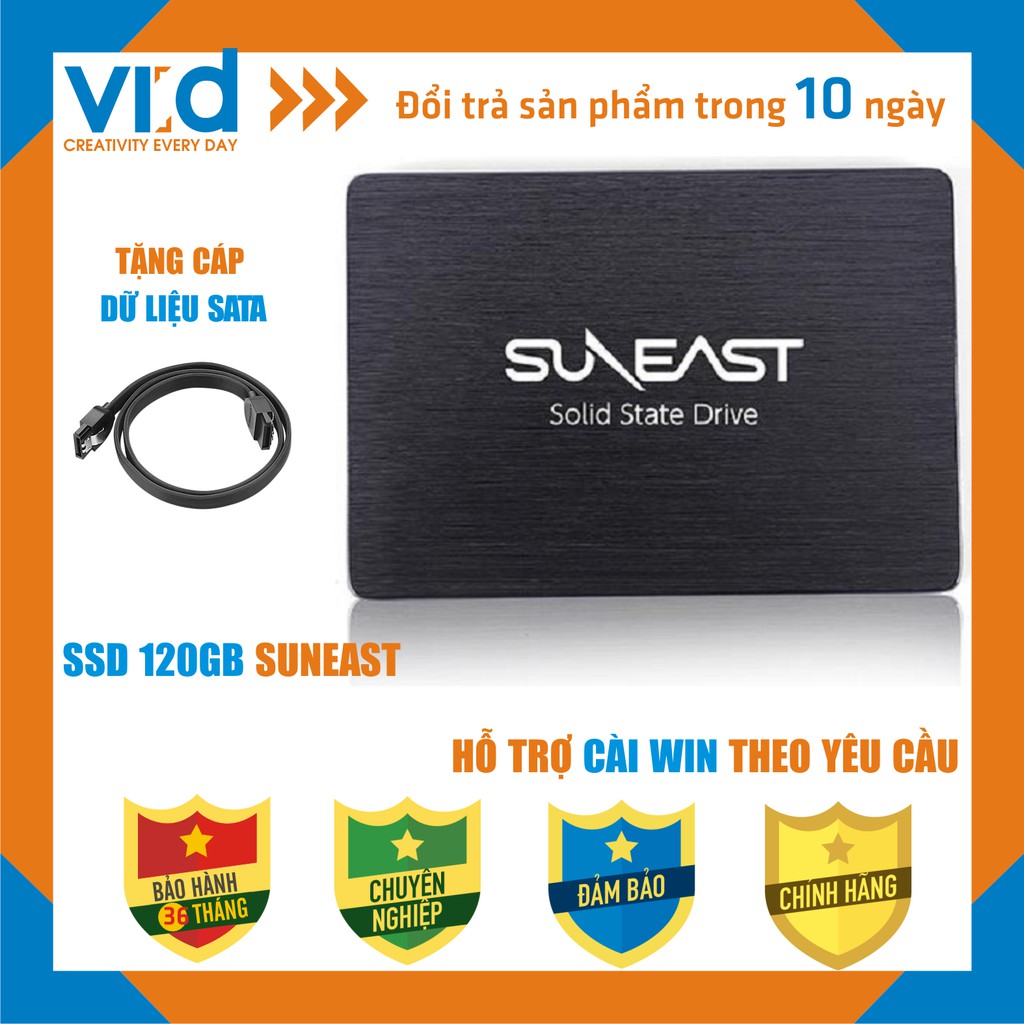 [CHÍNH HÃNG]Ổ cứng SSD 128GB Lexar, SSD 120GB( KingSpec, Kingfast, Klevv Suneast)-Tặng cáp sata 3.0 - Bảo hành  36 tháng