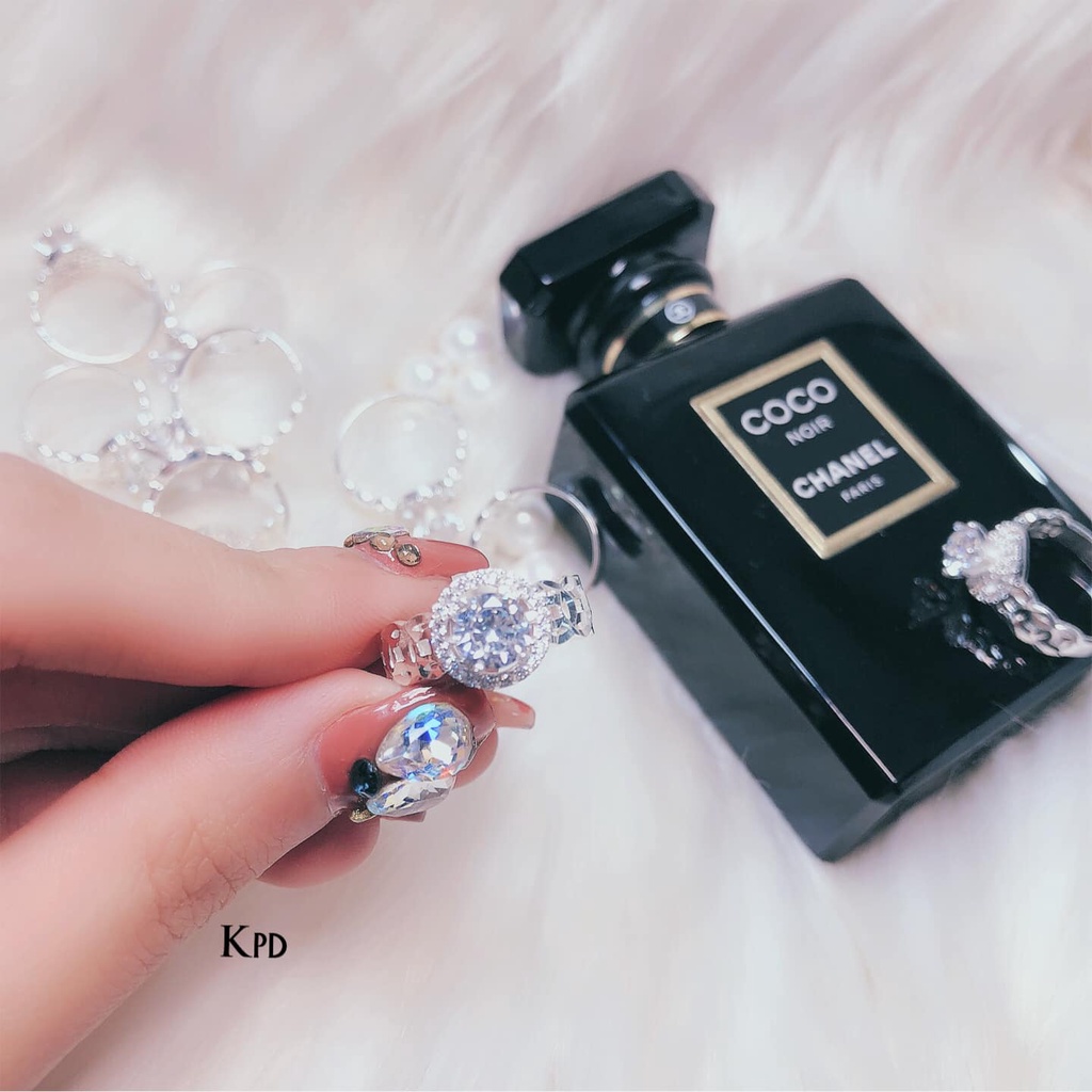 Nhẫn Kim tiền bạc ta cho nữ cầu tài lộc, may mắn, chất liệu bạc ta ss925 - Mã TSJKT1