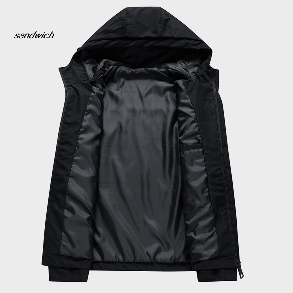 Áo Khoác Dây Rút Phối Túi Thời Trang Đường Phố Cá Tính Cho Nam