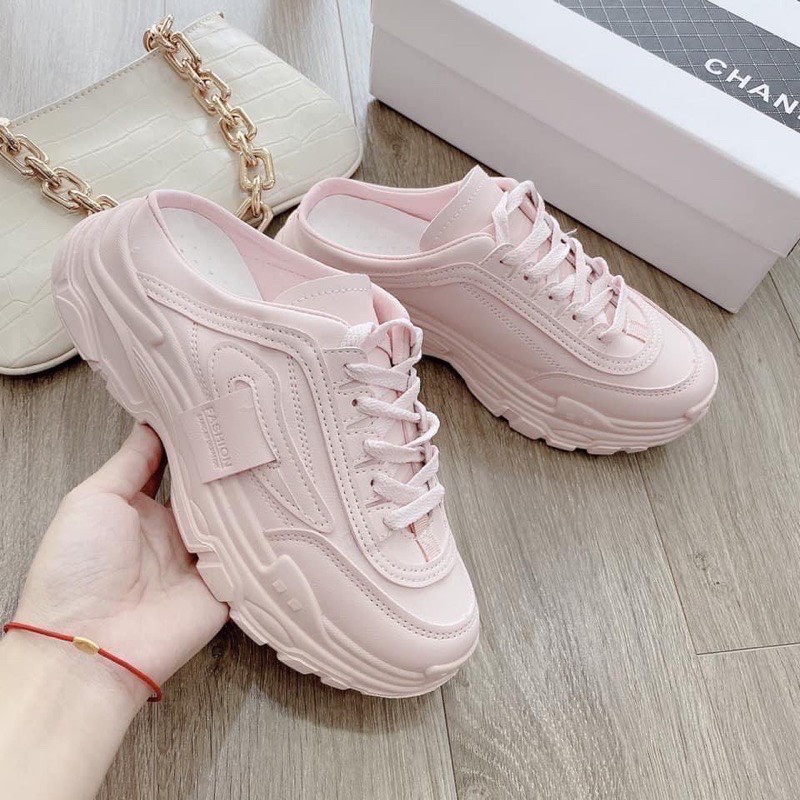 GIÀY SỤC THỂ THAO NÂNG ĐẾ MÀU SẮC MỚI MẺ TRẺ TRUNG CAO 5P MAX TÔN DÁNG DỄ ĐI