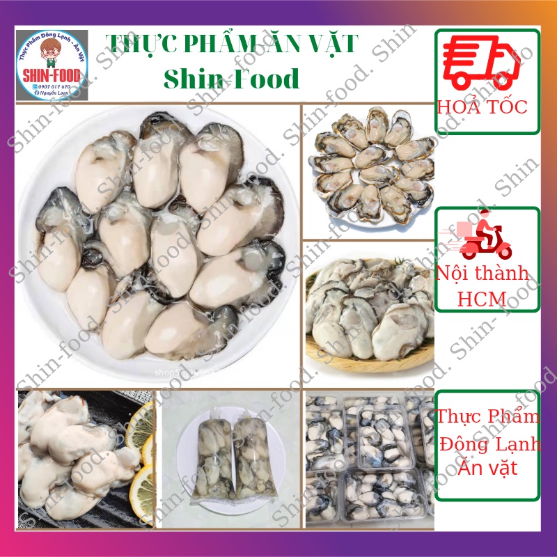 Hàu sữa tách vỏ 1kg ruột hàu sữa tươi ngon hàng ướp lạnh thực phẩm sạch SHINFOOD