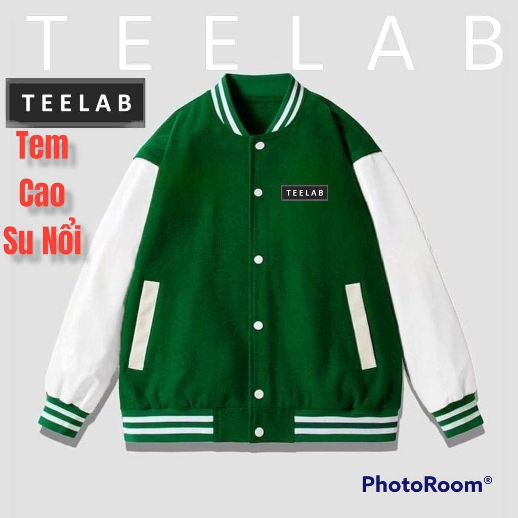 👉💥 Áo khoác TEELAB jacket Bomber Nỉ Bông unisex - Áo khoác Ullzang Basic có form rộng XL