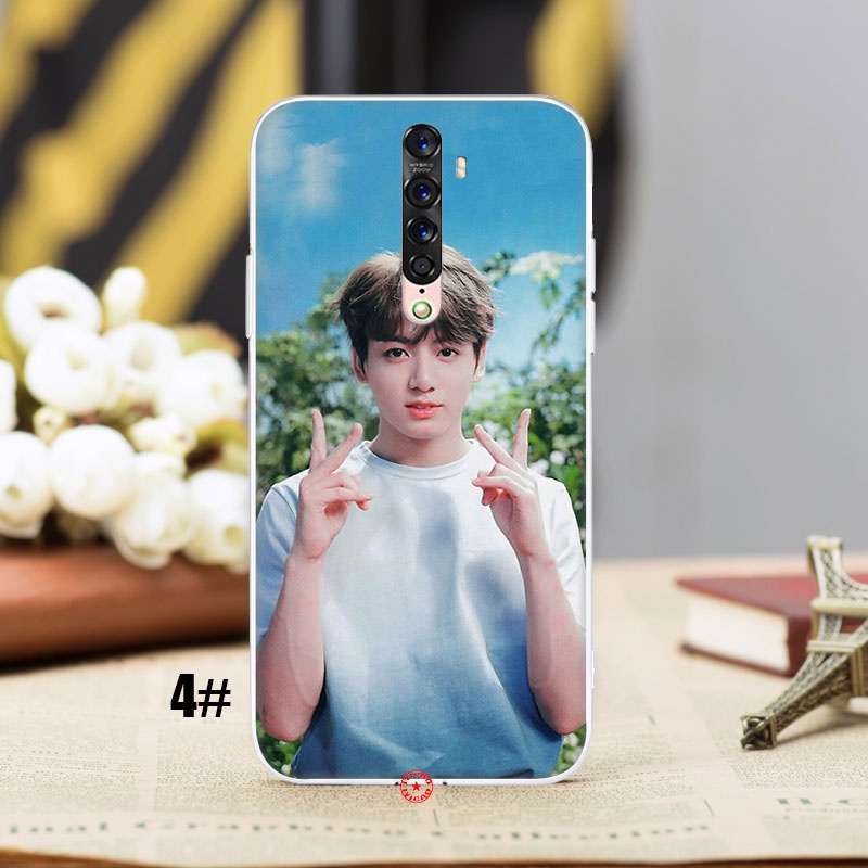 Ốp điện thoại trong suốt hình Jeon Jungkook DQA116 cho OPPO A3S A5 A5S AX5s A7 AX7 A8 A12 A12E A31 A37 A39 A52 A57 A72 A92 Neo 9