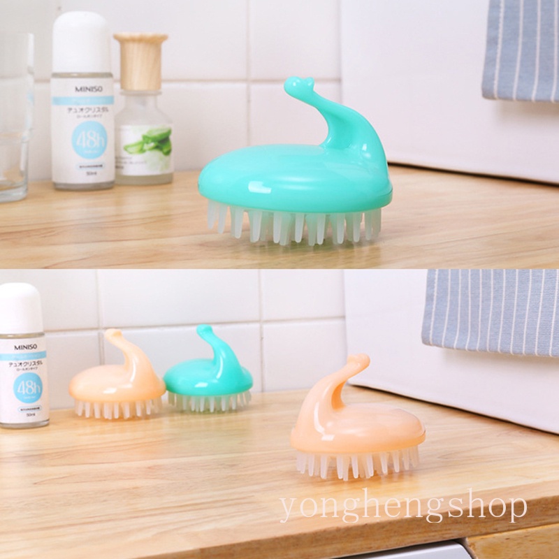 Lược Silicone Mát Xa Da Đầu Giảm Stress Cho Nữ