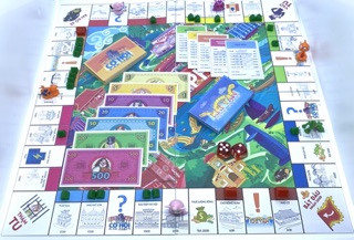 Cờ tỷ phú Monopoly đã ép plastic
