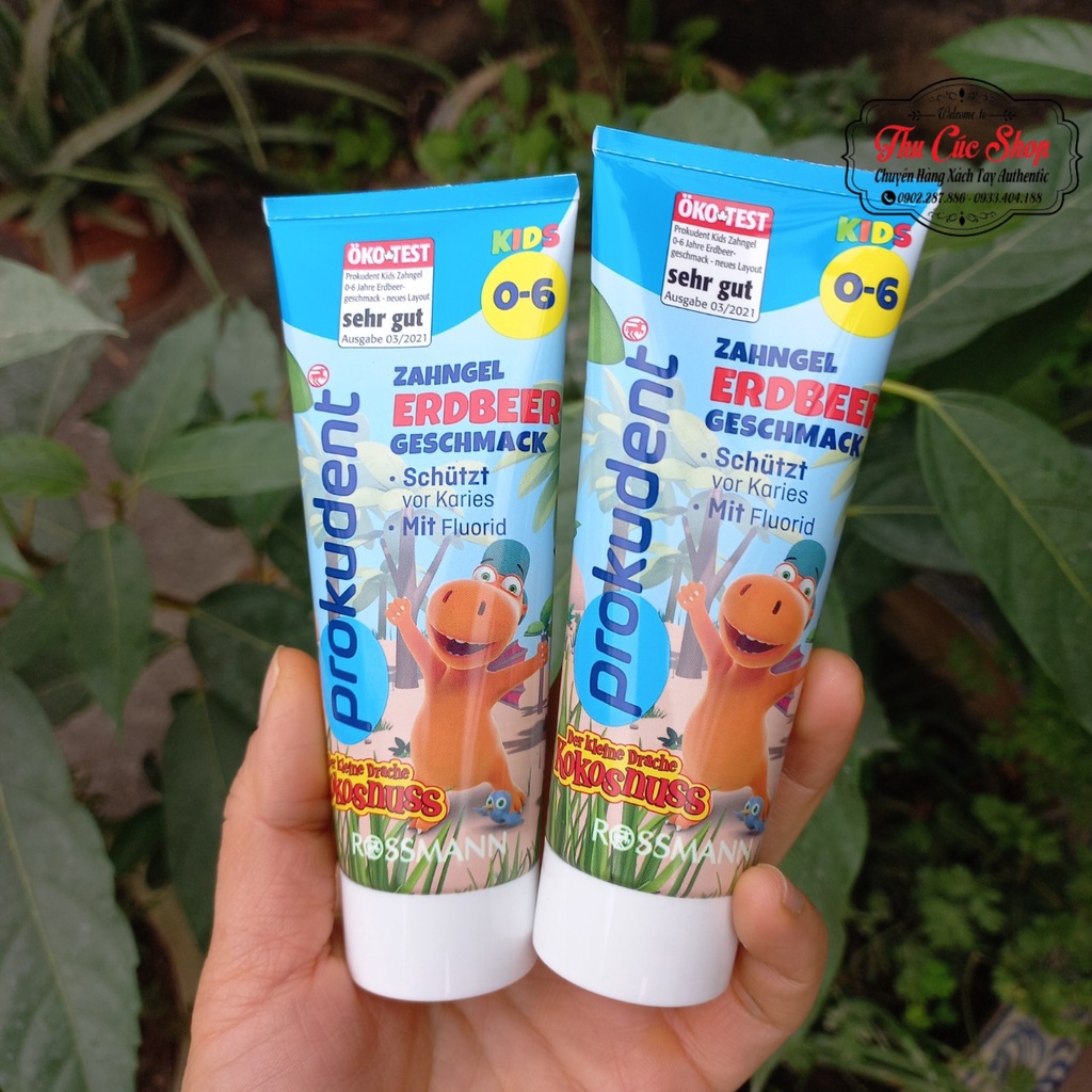 Kem Đánh Răng Trẻ Em Prokudent 75ml - Kem Đánh Răng Cho Trẻ 0-6 Tuổi