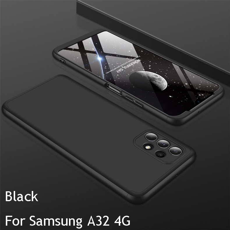 Ốp điện thoại cứng vừa vặn bảo vệ toàn diện 360 độ cho Samsung Galaxy A32 4G