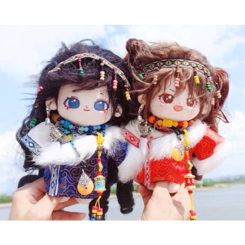 Outfit 15,20cm Chuba Áo Choàng Tây Tạng Set 8 Món