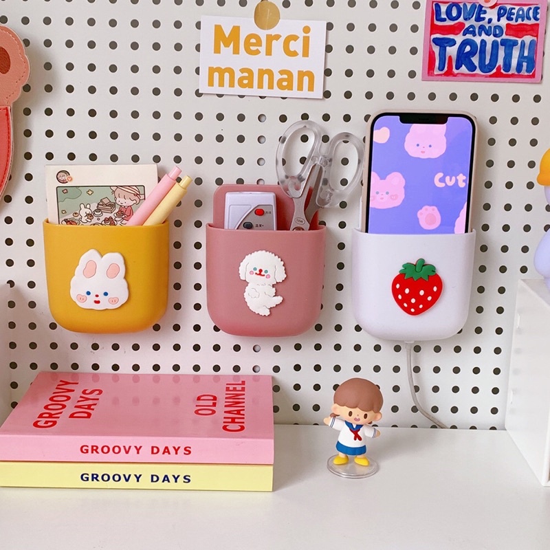 Kệ dán tường/ giá treo điện thoại, vật dụng