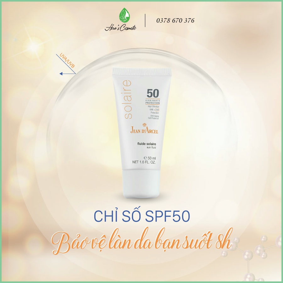 Sữa chống nắng Jean D'arcel SPF50_ sun fluid J149