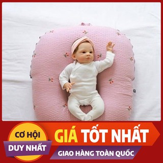 Gối chống trào ngược cho bé + tặng gối chống móp đầu cho bé