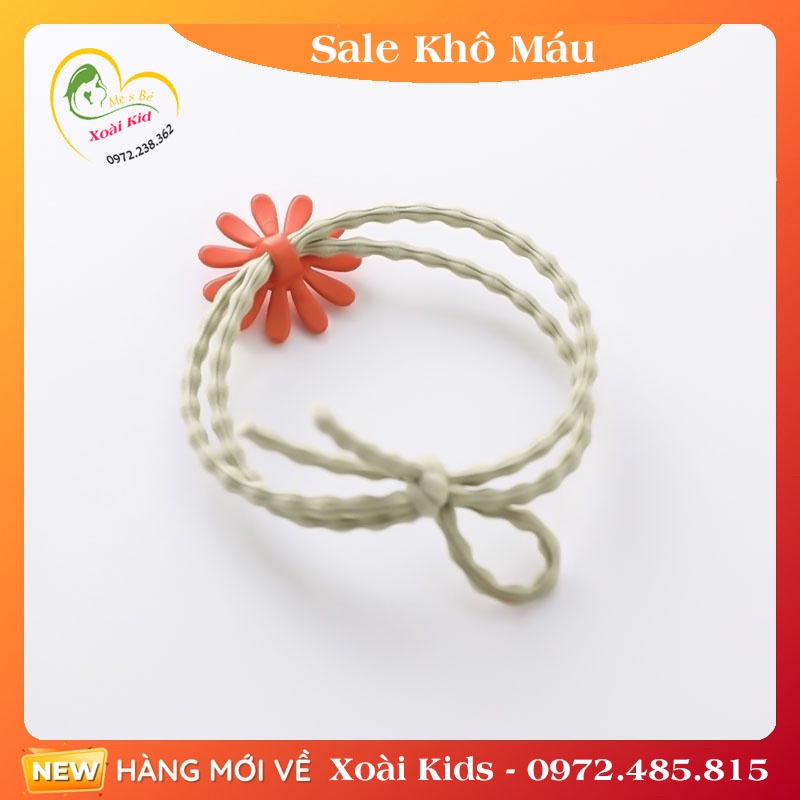 Y.Dây Buộc Tóc, Cột Tóc Hình Hoa Cúc Sang Xịn Mịn