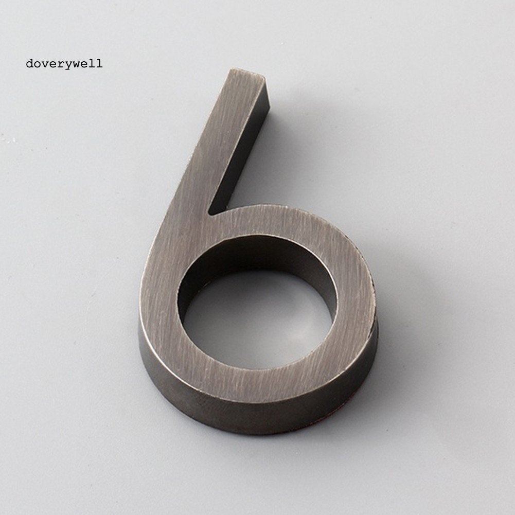 Bảng Số Phòng 6cm Mạ Vàng In Chữ Số Cho Trang Trí