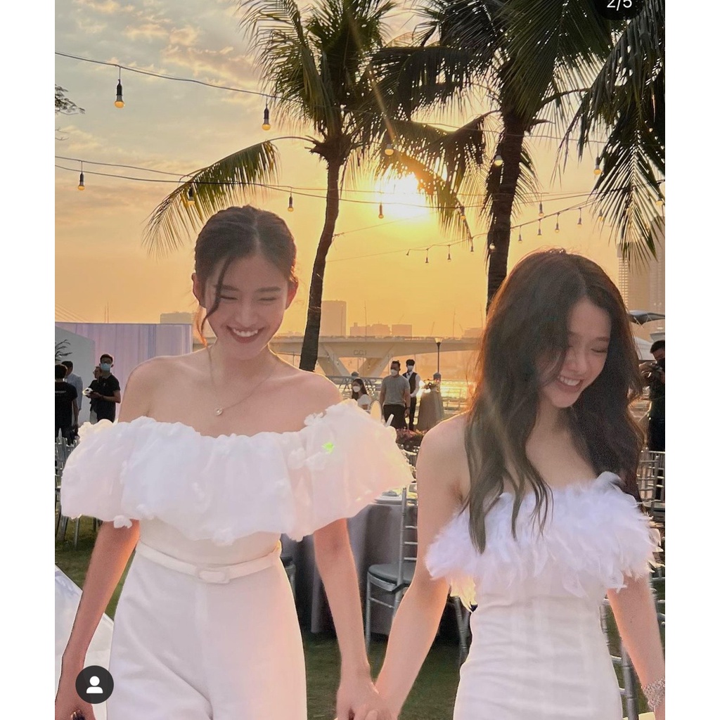 JUMPSUIT SUÔNG DÀI BẸT VAI KÈM BELT