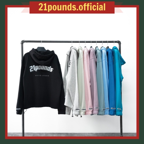 Hoodie zip nỉ basic 21pounds