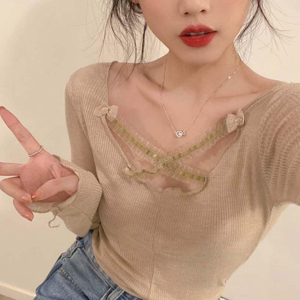 AROMA Vòng cổ Mặt Hình Trái Tim Đính Đá Thời Trang Cho Nữ