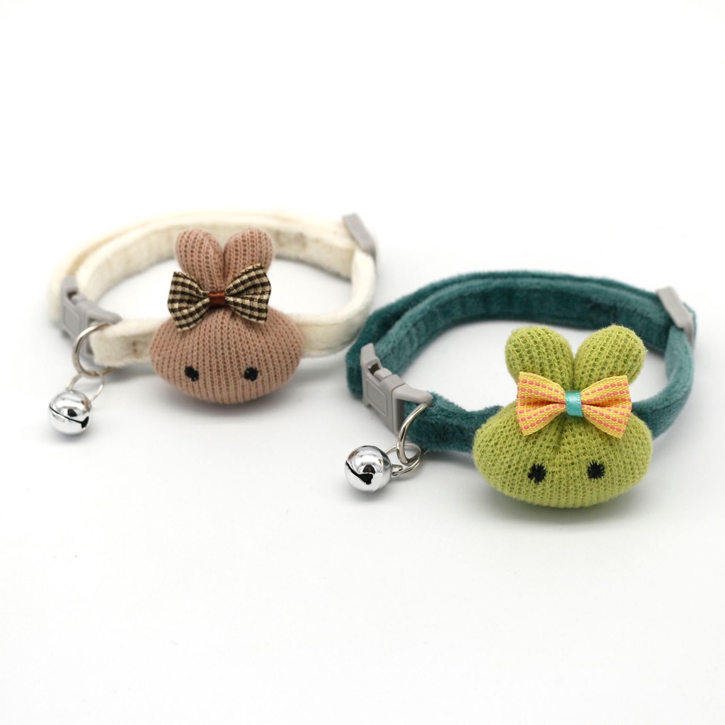 Vòng Cổ Gắn Chuông Và Nơ Họa Tiết Hoạt Hình Dễ Thương Dành Cho Thú Cưng