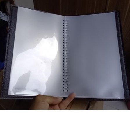 Quyển sổ Menu kích thước 17*31cm bìa da PVC loại 1 cao cấp 10 lá hoặc 20 lá dày - khắc logo lên bìa theo yêu cầu