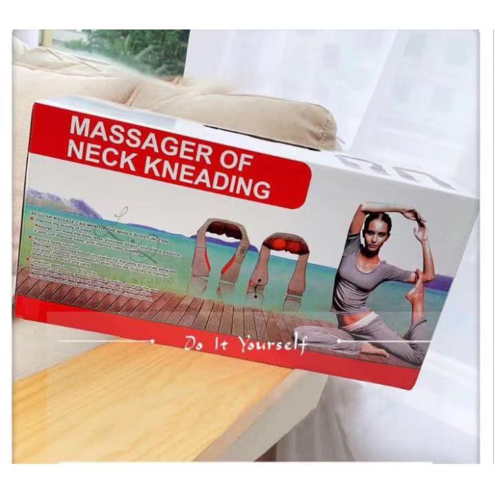 Đai Massage hồng ngoại xoa bóp bấm huyệt (Thư giãn, giảm mệt mỏi đau lưng) Mẫu đai mát xa cổ thư giãn