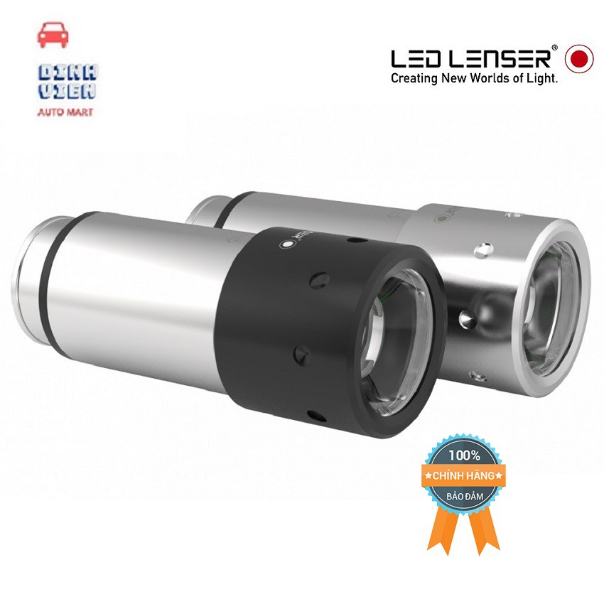 {CAO CẤP} Đèn Pin LedLenser Automotive Sử Dụng Cho Xe Hơi Màu Bạc thiết kế bằng thép không gỉ ,chế độ bảo hành đến 7 năm