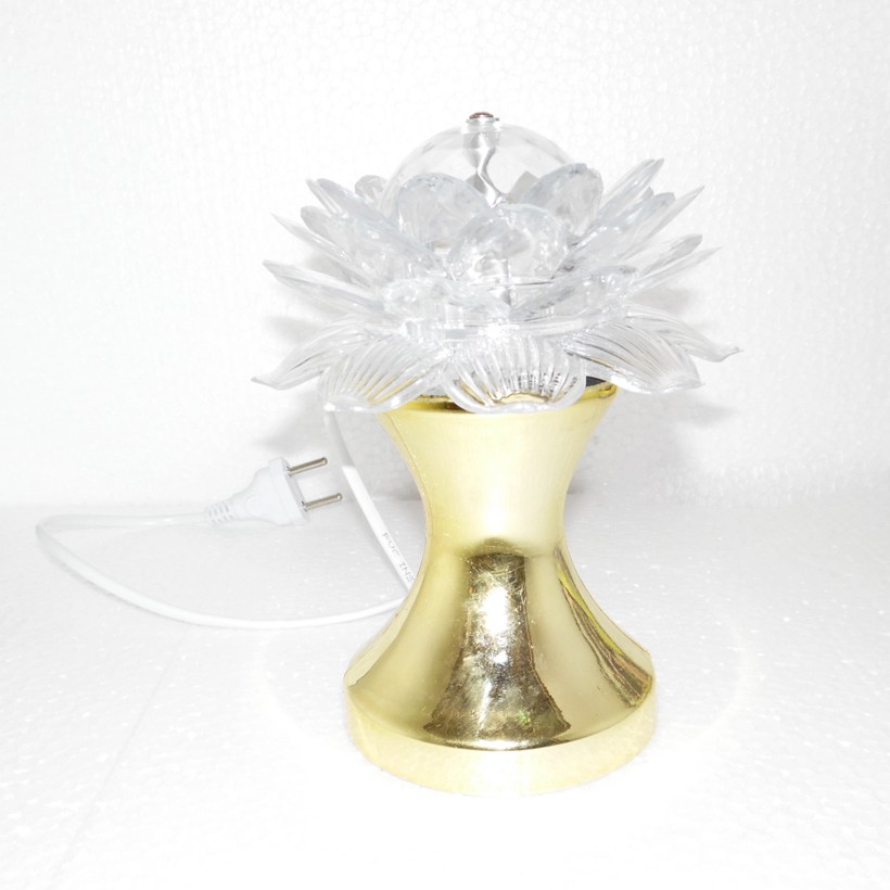 Đèn Trang Trí Hoa Sen 7 Màu Xoay Tuyệt Đẹp