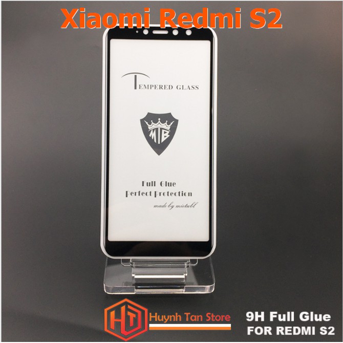 Kính Cường lực Xiaomi Redmi S2 5D full màn, full keo