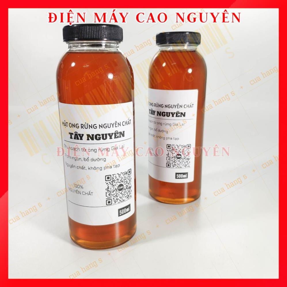 Mật ong nguyên chất rừng Tây Nguyên thơm ngon đặc sánh CHAI 500ml