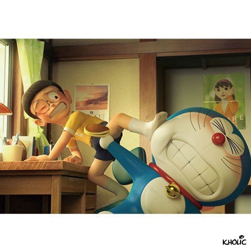 Doraemon, trò chơi ghép hình bằng gỗ, trò chơi ghép hình 300/520/1000 miếng, đồ chơi anime