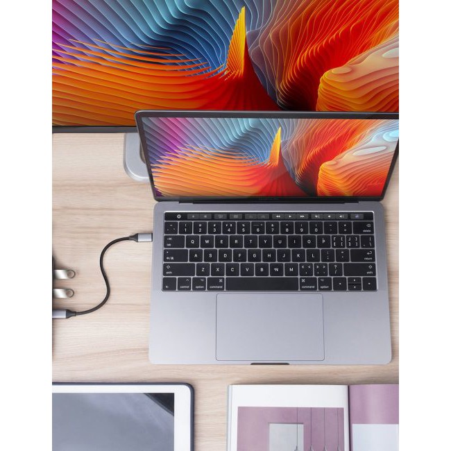 Đế sạc kiêm cổng chuyển HyperDrive 7.5W Wireless Charger Usb-C Hub