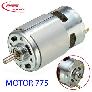 Mô tơ 775 12V trục tròn và trục khuyết D