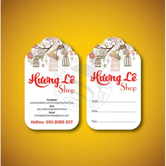 IN TAG TREO - THẺ TREO QUẦN ÁO THEO YÊU CẦU