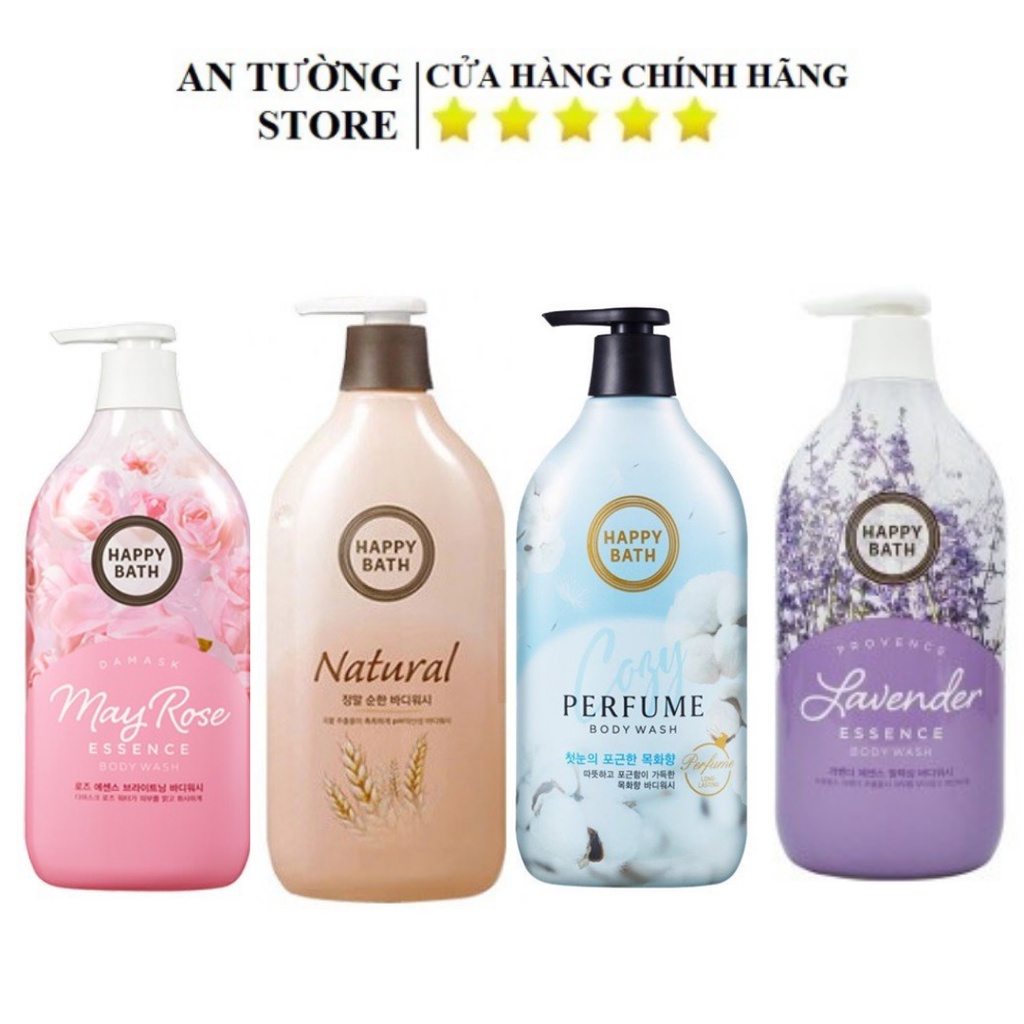 Sữa tắm Happy Bath 900ml Hàn Quốc