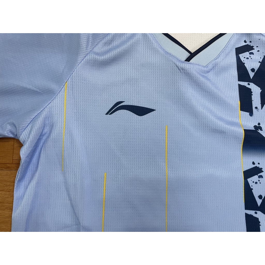 Áo cầu lông Lining 6262 xanh nhạt (nam,nữ)