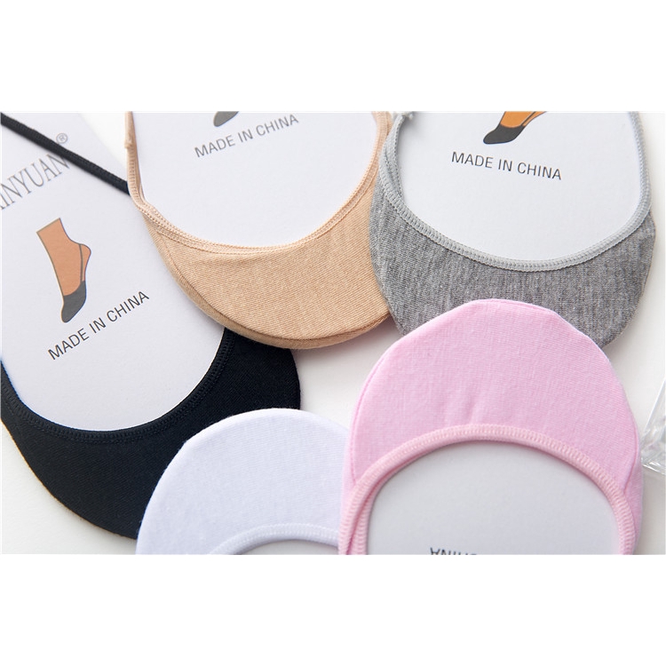 Bộ 5 cặp vớ nửa chân chất liệu cotton siêu mỏng cho nữ