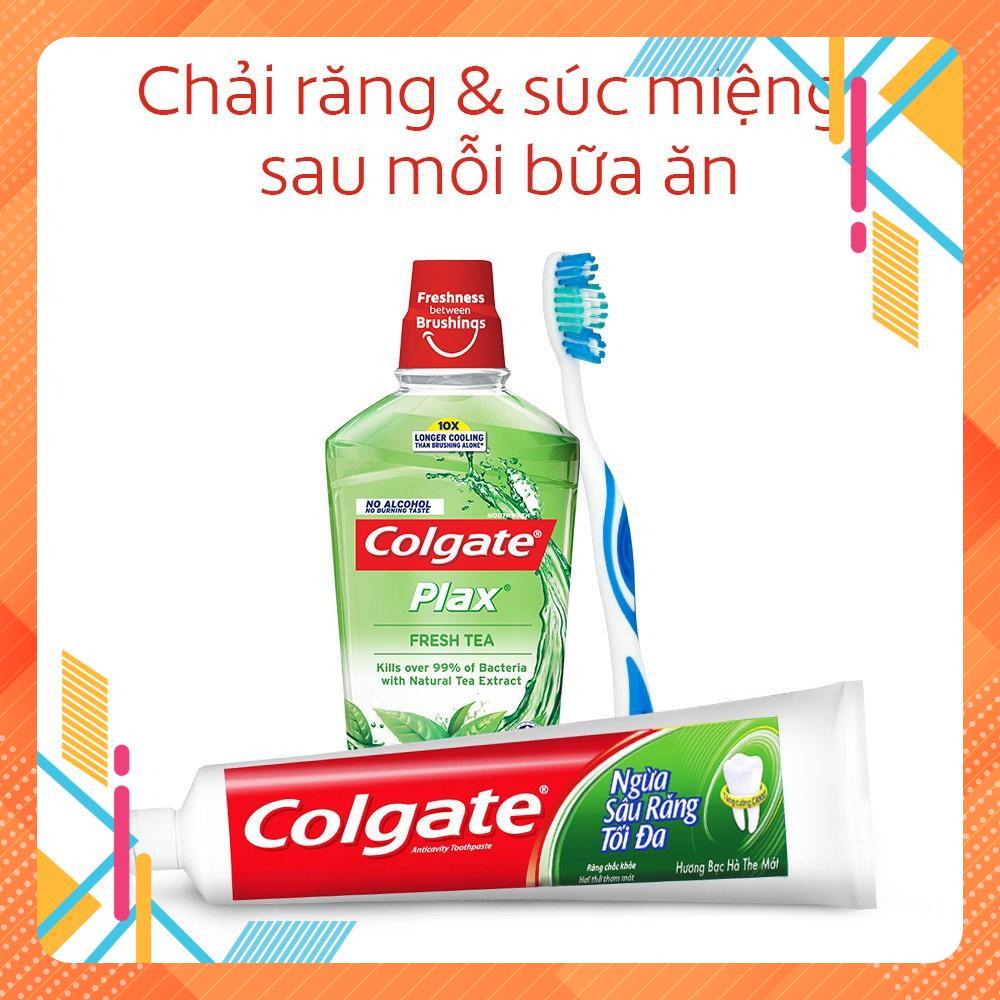 Combo 2 Cây Colgate ngừa sâu răng 225g tặng bàn chải