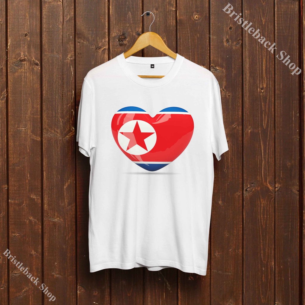 Áo Thun hình đất nước Triều Tiên NORTH KOREA trẻ em giá rẻ thời trang năng động cá tính thoáng mát T44NKR002