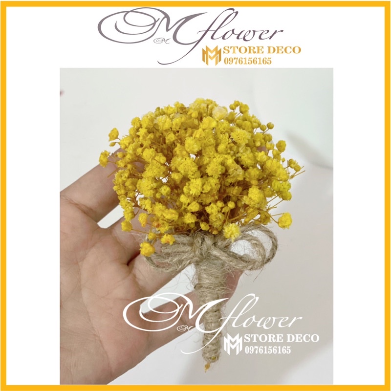 Bó hoa khô mini,trang trí thiệp handmade, thiệp cưới vintage Bắc Âu siêu xinh
