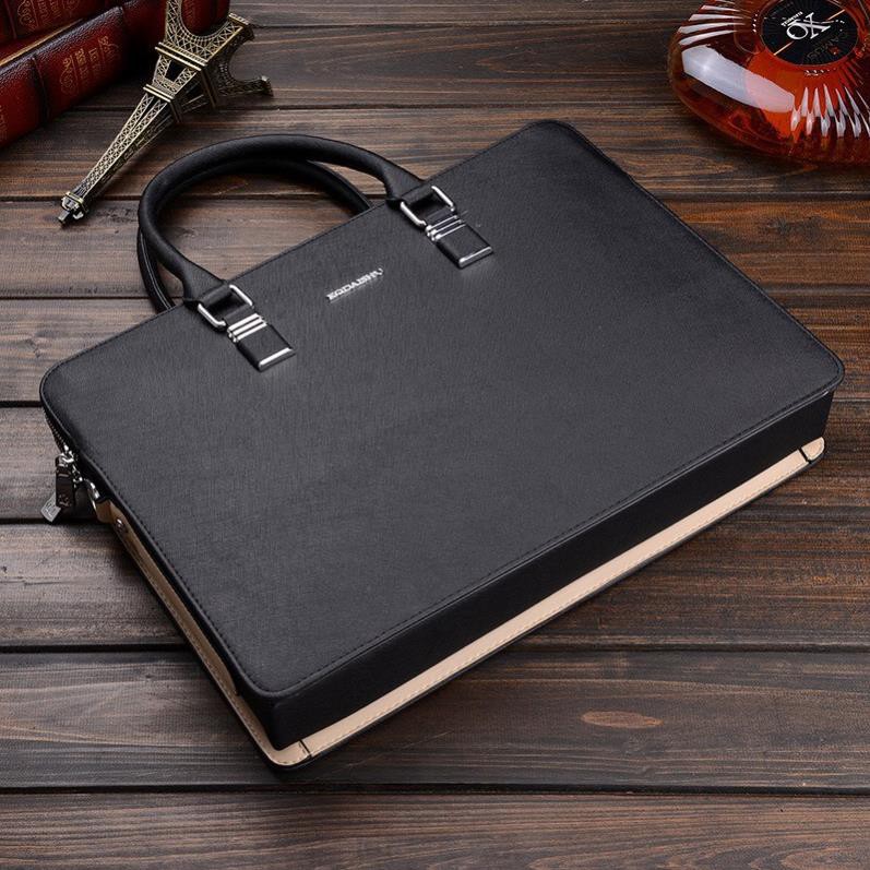 [ HANDMADE ] - CẶP DA CỨNG ĐỰNG LAPTOP 15 INCH - CẶP MACBOOK - Khắc Laser miễn phí