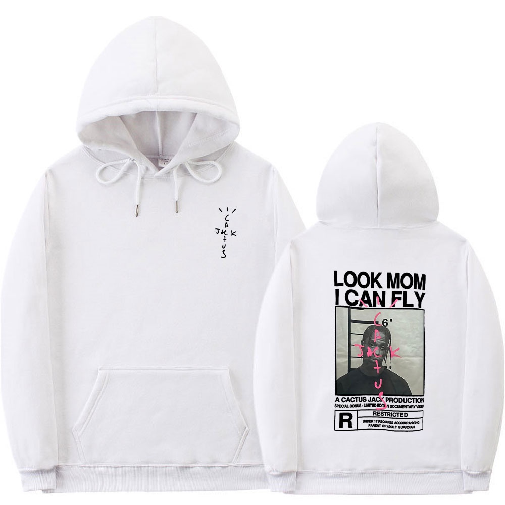 Áo hoodie Hai Mặt In logo cactus jack Thời Trang hip hop Đường Phố Cho Nam Và Nữ