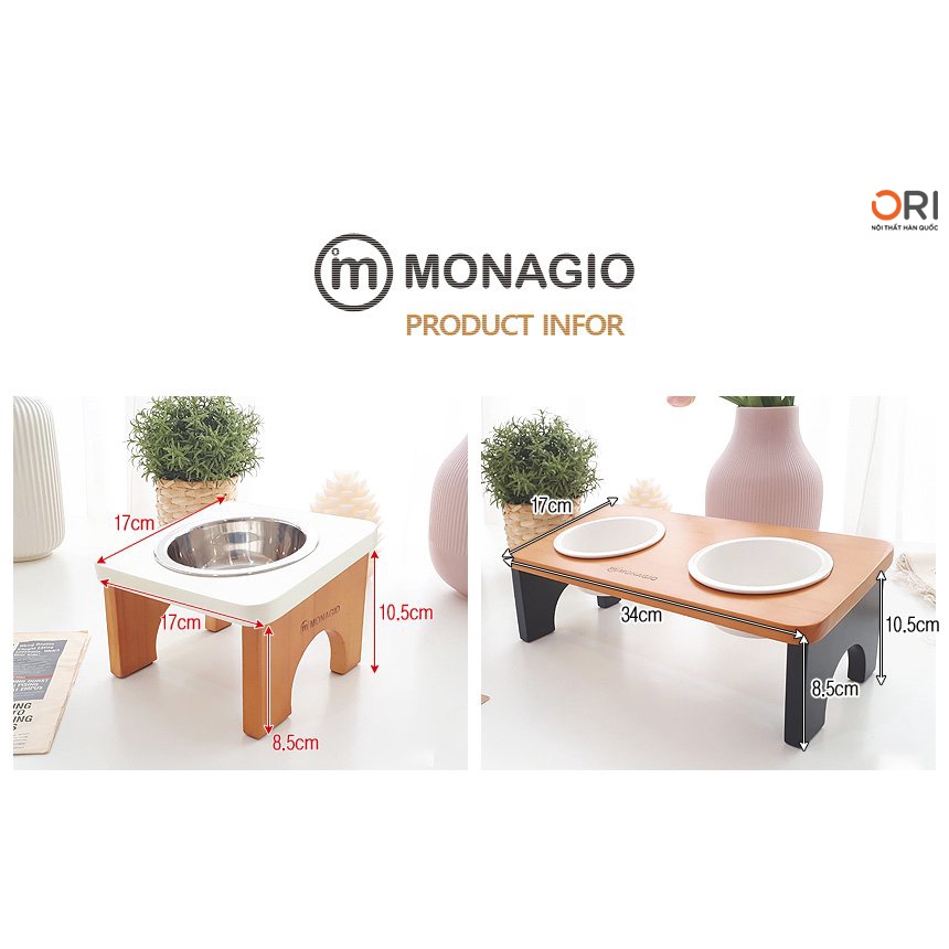 Khay Ăn Cho Chó, Mèo Hàn Quốc MW Furniture - PET TRAY - ORI NỘI THẤT HÀN QUỐC