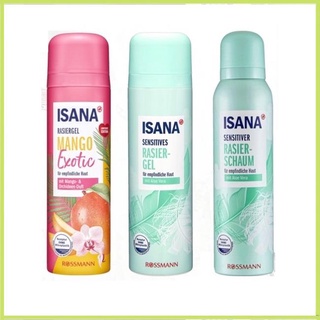 [Sale Off] Gel/Bọt cạo lông Isana Đức