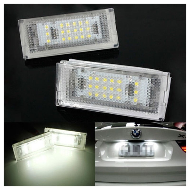 Đèn 18-LED ChiếU SáNg BiểN Số Xe Cho BMW E46 4DR Sedan 325i 328i 99-03 - Bộ 2 Cá