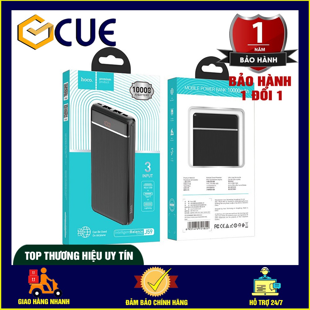 ✔CHÍNH HÃNG✔ Sạc Dự Phòng Hoco J59 Siêu Mỏng 10000mAh/20000mAh | BigBuy360 - bigbuy360.vn