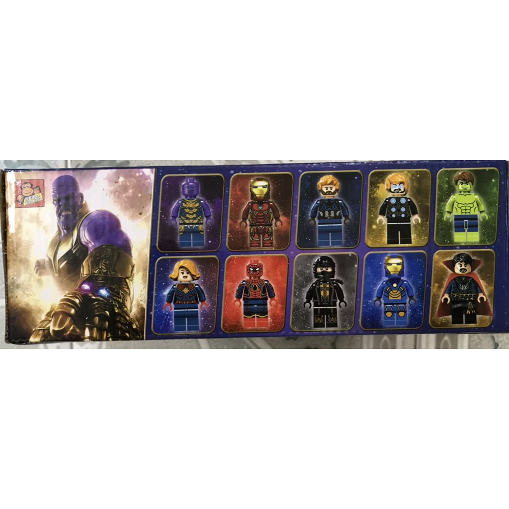 Lắp ráp minifigures biệt đội siêu anh hùng Avengerss SX921 10 mẫu