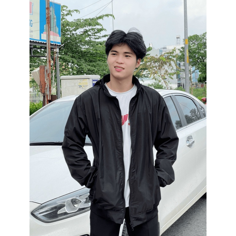 Áo Khoác Nam Nón Rời Chất Dù 2 Lớp Lót Das Form Rộng Che Nắng Chắn Gió Tiện Lợi Siêu Hót NEW UNISEX