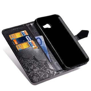 Bao da điện thoại PU kiểu ví tiền cho SAMSUNG GALAXY A7 2017 A720 A720F