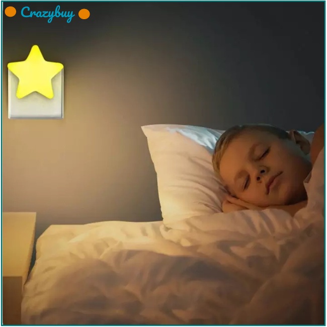 Cr Đèn Ngủ Led Cảm Ứng Hình Ngôi Sao Mini Cho Phòng Ngủ Của Bé