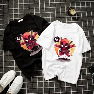 Áo thun unisex chibi siêu anh hừng form rộng vải dày mịn 2019T977