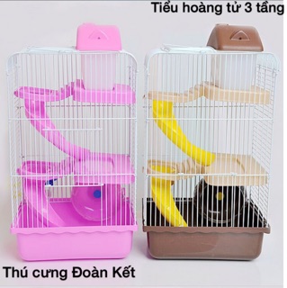 Lồng hamster tiểu hoàng tử 3 tầng