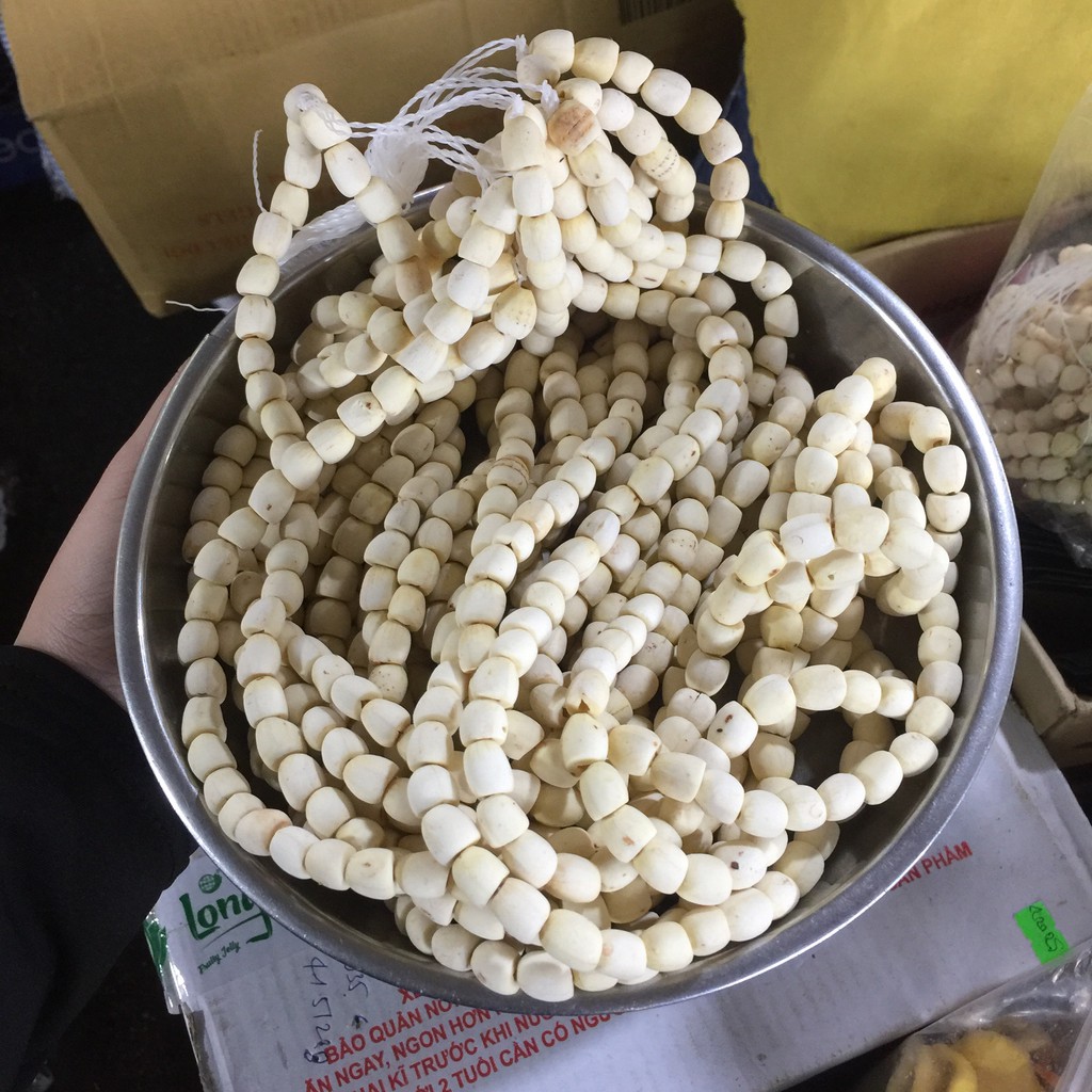 500g Hạt sen khô loại 1 dạng chuỗi thơm ngon nức tiếng xứ Huế - Hạt sen Tịnh Tâm - Đặc sản Huế